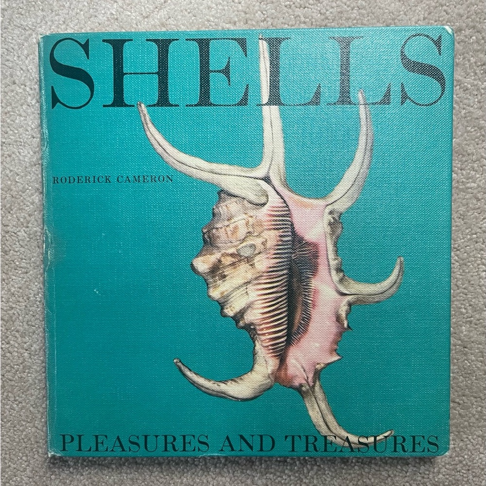 Shells Pleasures & Treasures First Edition Book with Slip Cover